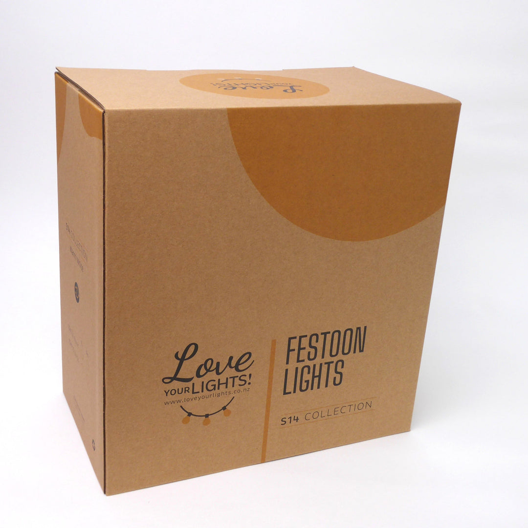Drop Hang Festoon Lights | S14 Bulbs | Connectable & Dimmable