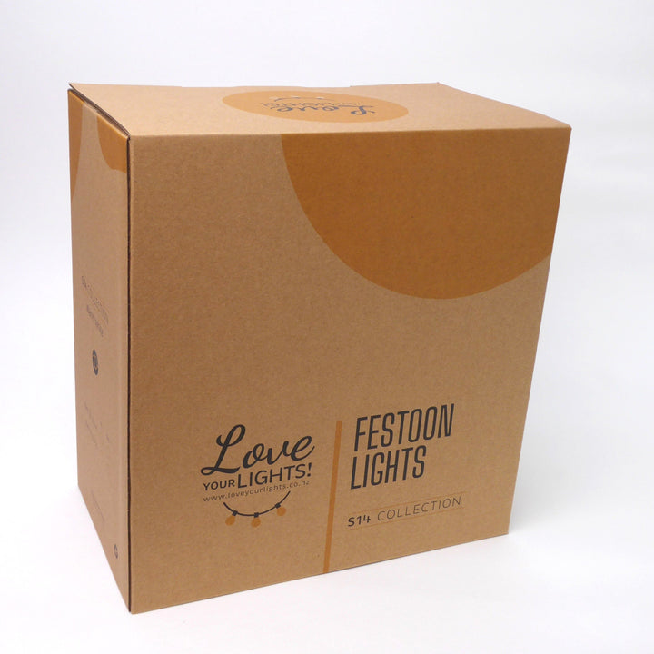 Drop Hang Festoon Lights | S14 Bulbs | Connectable & Dimmable