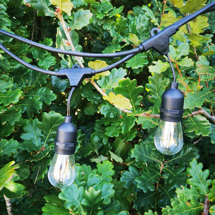Drop Hang Festoon Lights | S14 Bulbs | Connectable & Dimmable