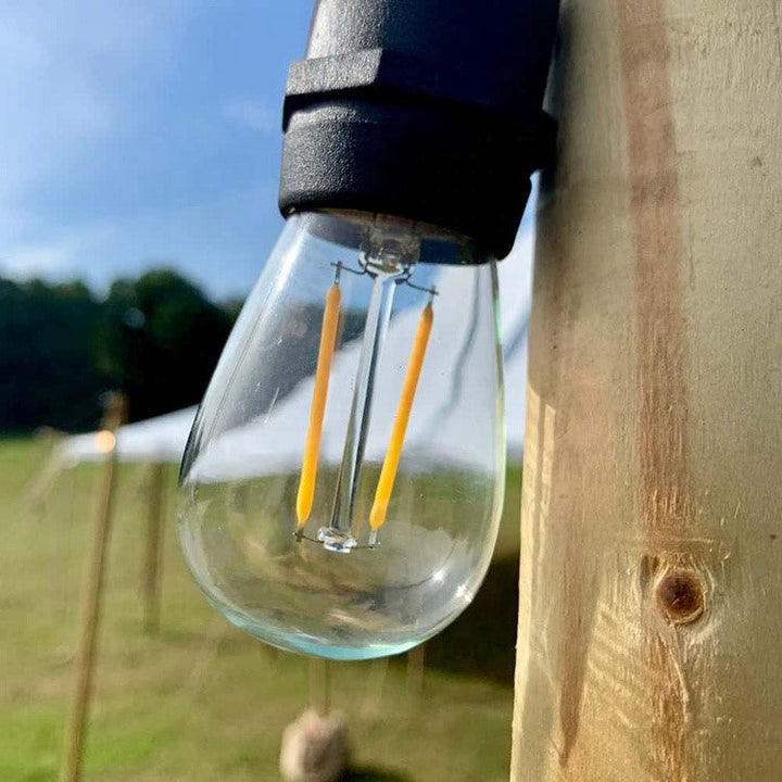 Drop Hang Festoon Lights | S14 Bulbs | Connectable & Dimmable