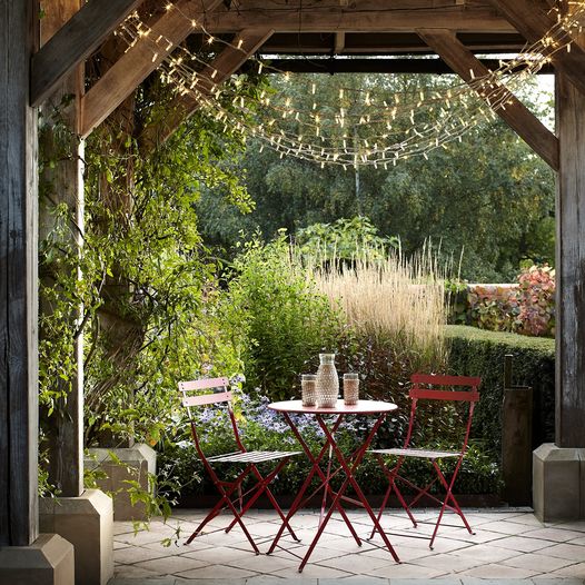 What should I use to hang my string lights?