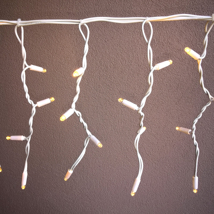 Indoor & Outdoor Fringe Fairy Lights | 5m White Rubber Cable Connectable | 30cm Drops | Pro Series