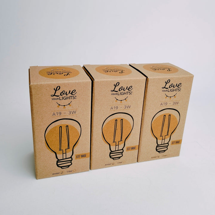 A19 Amber Bulb | Dimmable | Spare Replacement
