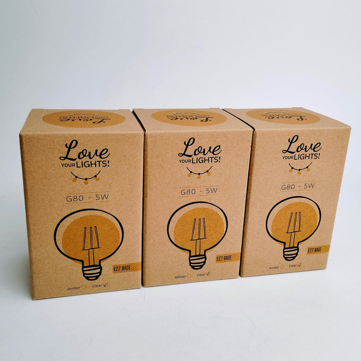 G80 Amber Bulb | Dimmable | Spare