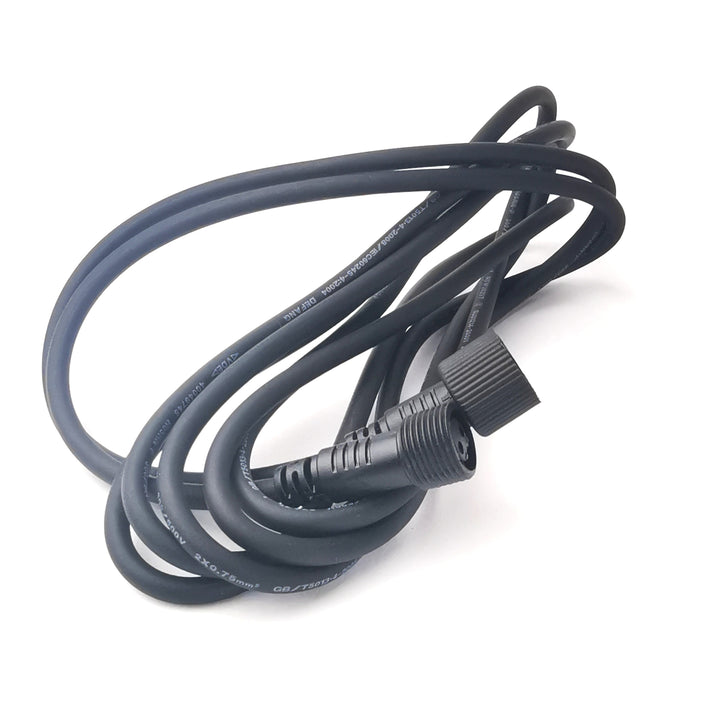 5m Connectable Fairy Light Extension Cable | Rubber | Black | Pro Series