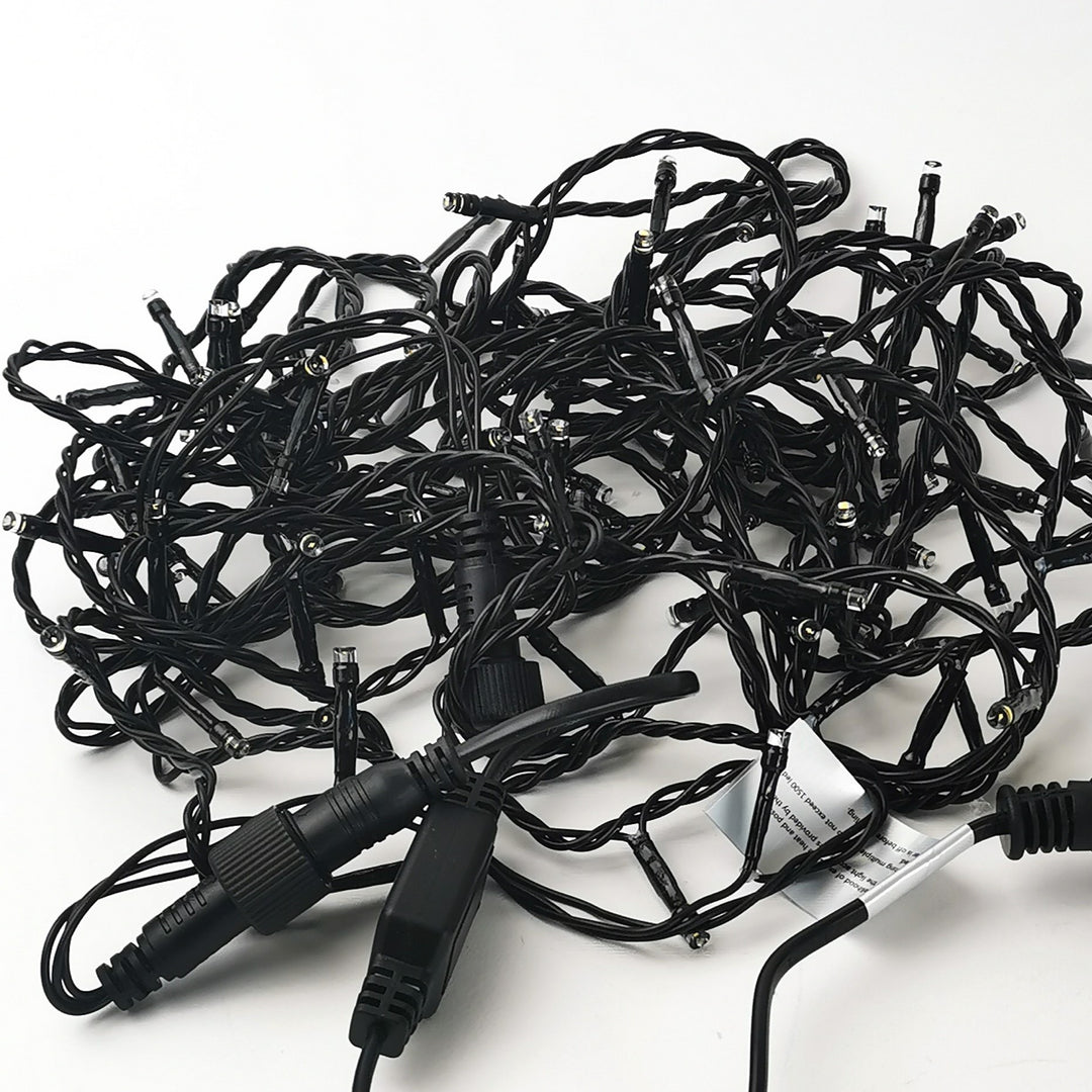 Indoor Fairy Lights | 10m Black PVC Cable | Connectable | Essential Series