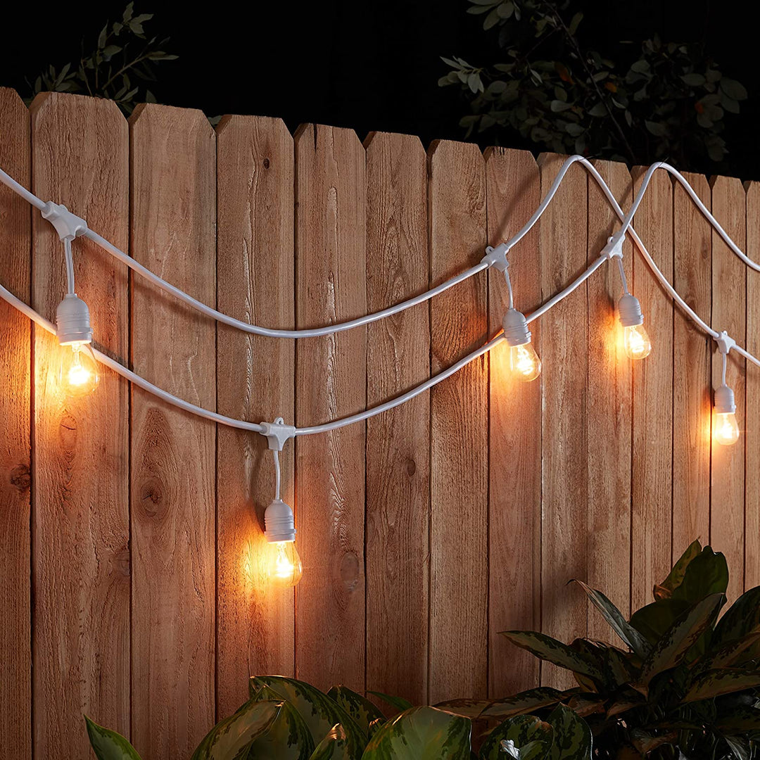 Drop Hang Festoon Lights | S14 Glass Bulbs | Connectable