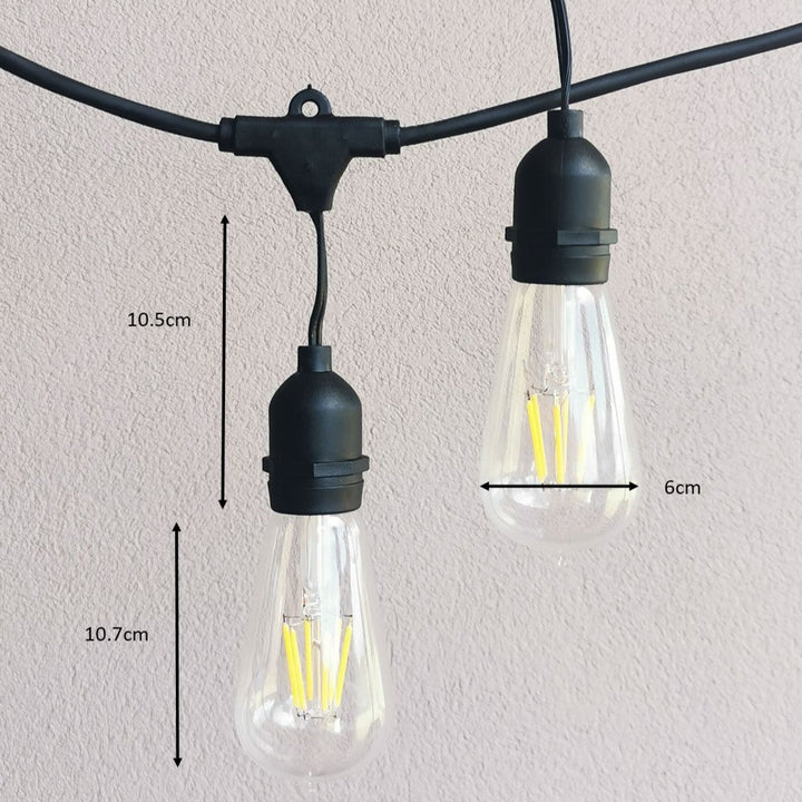 ST58 Festoon Light dimensions