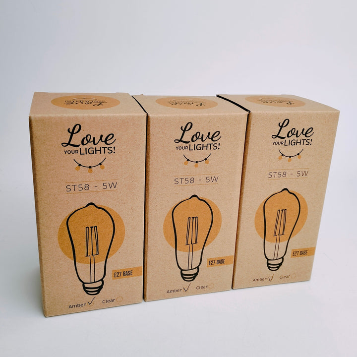 ST58 Amber Bulb | Dimmable | Spare